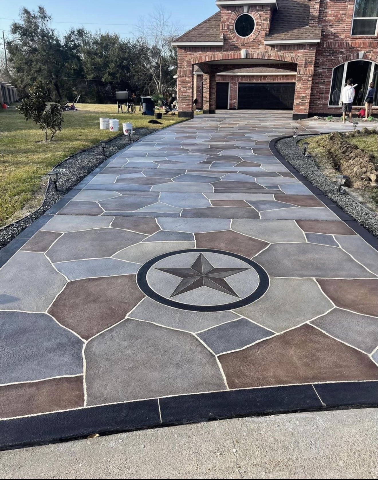 Custom paver and stone work